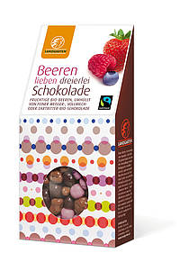 Beeren-Mix mit Schoko 3erlei (90 g)