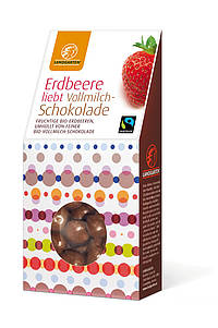 Erdbeere liebt Vollmilch