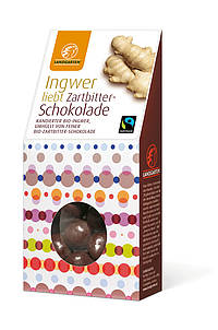 Ingwer liebt Zartbitterschokolade (30 g)